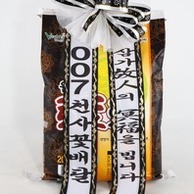 근조쌀리본(쌀에다 리본만 달아서) 30키로